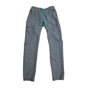 Figs Technical Collection Womens XXS Gray Yola Skinny Scrub Pants